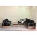 High Standard Wicker Furniture Water Hyacinth Sofa Set for Indoor Living Room